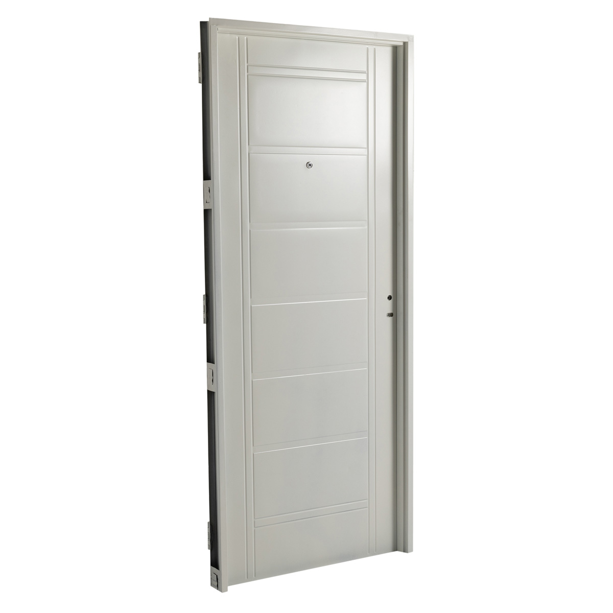 Puerta BLANCA 1010 IZQUIERDA Inyectada Doble Chapa 80 X 200