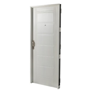Puerta BLANCA  1110 DERECHA Inyectada 80 x 200 Manijon Aluminio