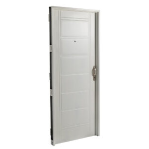 Puerta BLANCA 1110 IZQUIERDA Inyectada 80 x 200 Manijon Aluminio