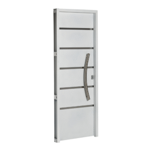 Puerta BLANCA 12510 IZQUIERDA Ciega INYECTADA 70 x 200 Barral CURVO 75