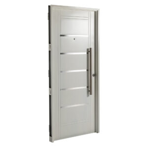 Puerta BLANCA 2410 IZQUIERDA Inyectada 80 x 200 Apliques Y Barral 75cm