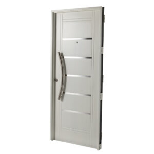 Puerta BLANCA  2510 DERECHA Inyectada 80 x 200 Con Barral Curvo 75cm