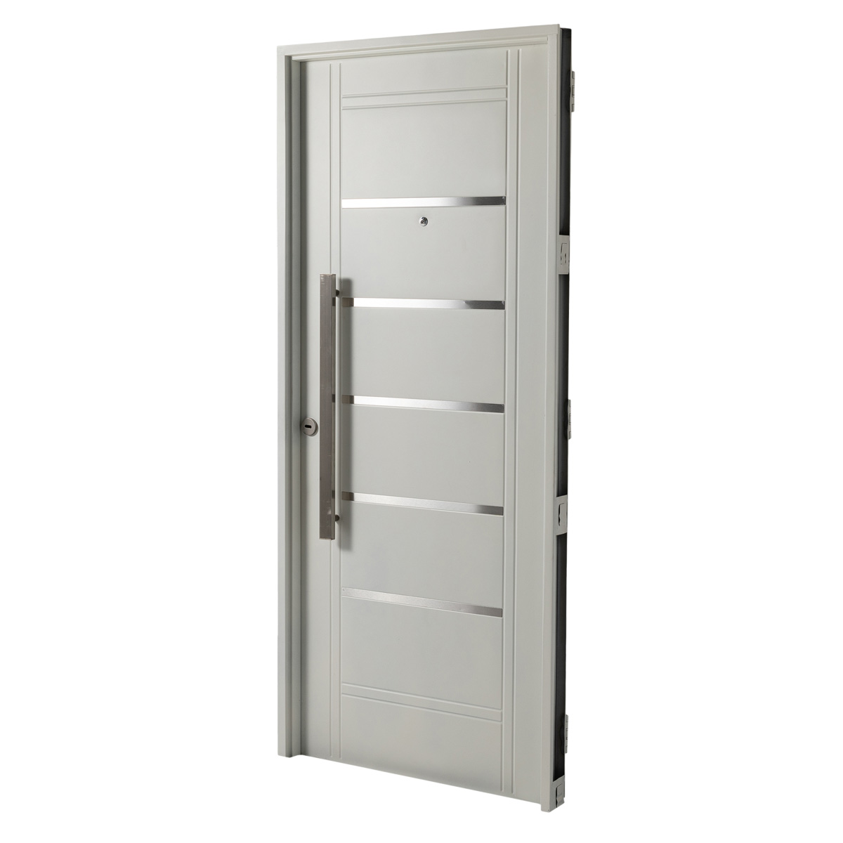 Puerta BLANCA 2610 DERECHA Inyectada 80 x 200 Barral Rectangular de 75 Cm