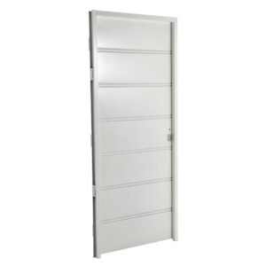 Puerta BLANCA 6010 IZQUIERDA Ciega Chapa Simple 80X200