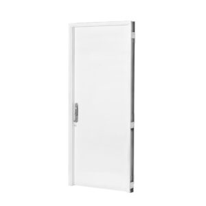 Puerta BLANCA 9110 DERECHA CHAPA 18 70 X 2 Ciega Con Manijon
