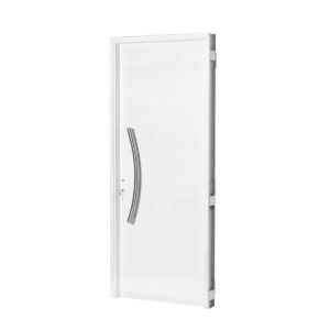 Puerta BLANCA 9510 DERECHA CHAPA 18 70 X 2 Ciega Barral CURVO