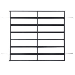 Reja GRIS Pesada 120x110 Horizontal - Reja Para Ventana De Seguridad De 120x110 Cm