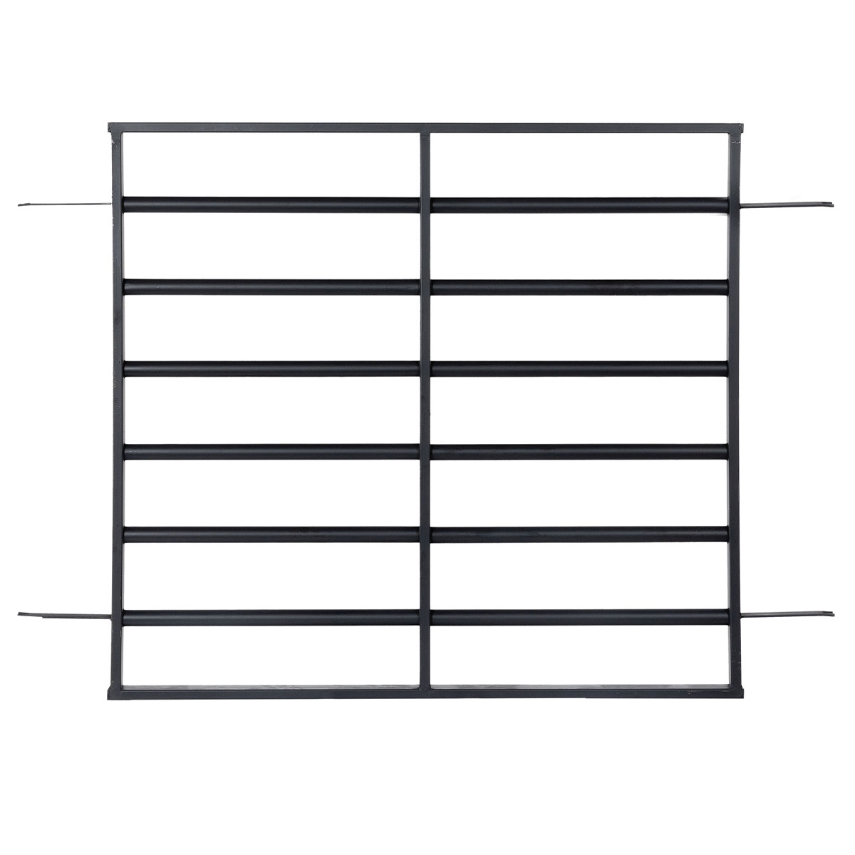 Reja GRIS Pesada 120x110 Horizontal - Reja Para Ventana De Seguridad De 120x110 Cm