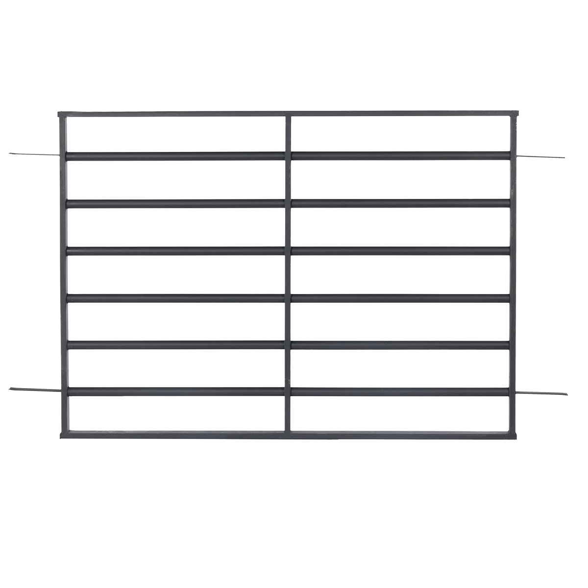 Reja GRIS Pesada 150x110 Horizontal - Reja Horizontal De Seguridad Para Ventanas 150 X 110