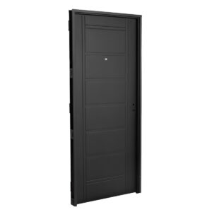 Puerta NEGRA 1010 IZQUIERDA Inyectada Doble Chapa 80 X 200