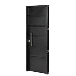 Puerta NEGRA 11310 DERECHA Ciega INYECTADA 70x200 Barral de 40 cm