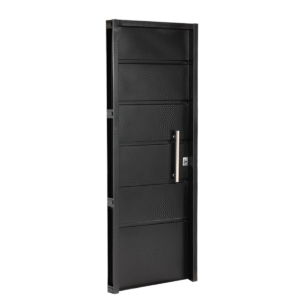 Puerta NEGRA 11310 IZQUIERDA Ciega INYECTADA 70x200 Barral de 40 cm