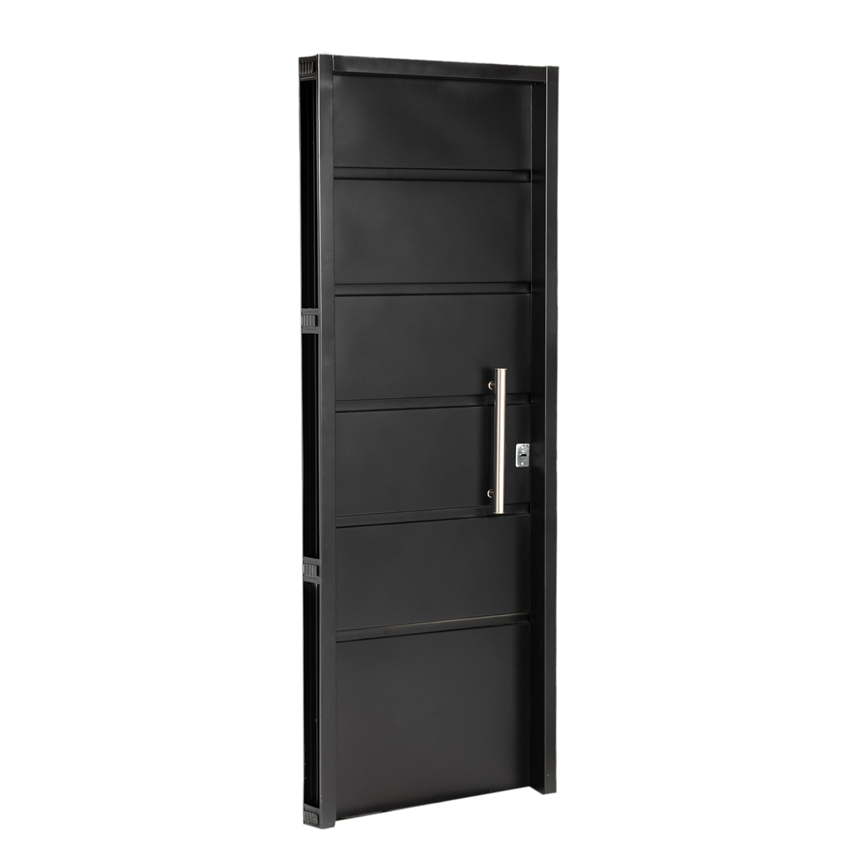 Puerta NEGRA 11310 IZQUIERDA Ciega INYECTADA 70x200 Barral de 40 cm