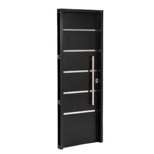 Puerta NEGRA 12410 IZQUIERDA Ciega INYECTADA 70x200 Barral de 75 cm