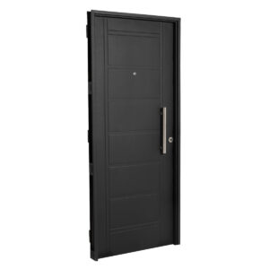 Puerta NEGRA 1310 IZQUIERDA Inyectada 80 x 200 Barral 40 Cm