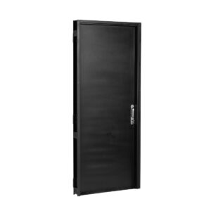 Puerta NEGRA 9110 IZQUIERDA CHAPA 18 70 X 2 Ciega Con Manijon